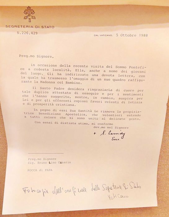 Okazie INVESTITIE Tablou Vatican Semnat Superb Arta Colectie NU AUR AG