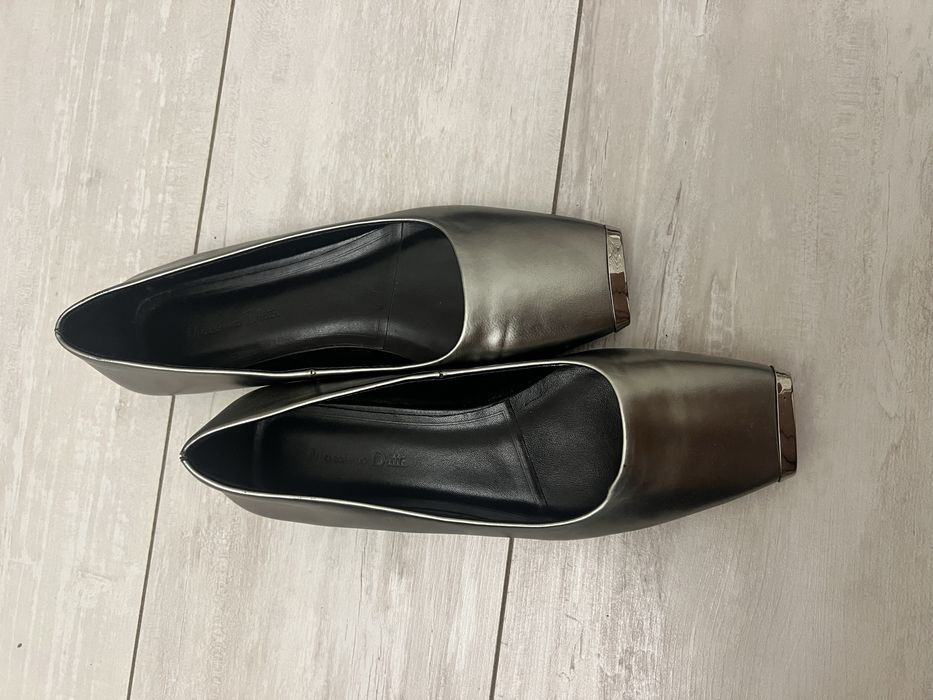 Новые кожаные балетки Massimo Dutti