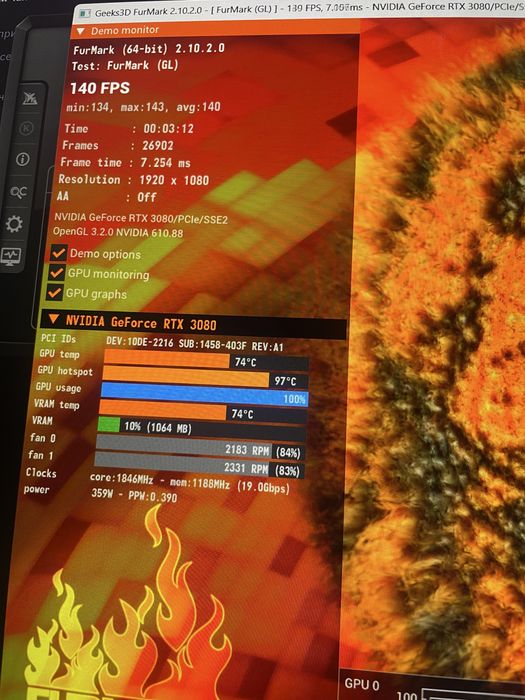 Geforce RTX 3080 10gb