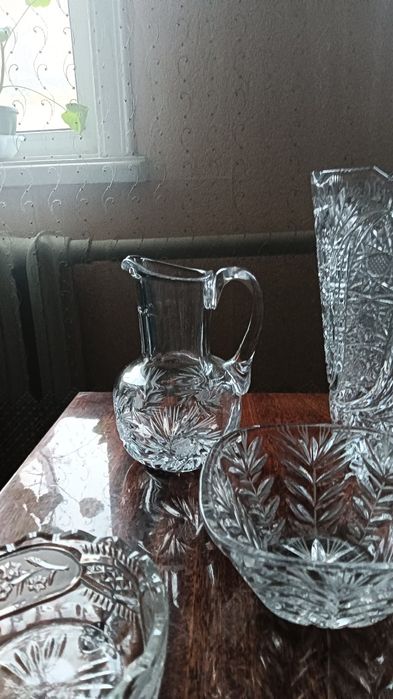 Посуда. Посуда из хрусталя времён СССР.