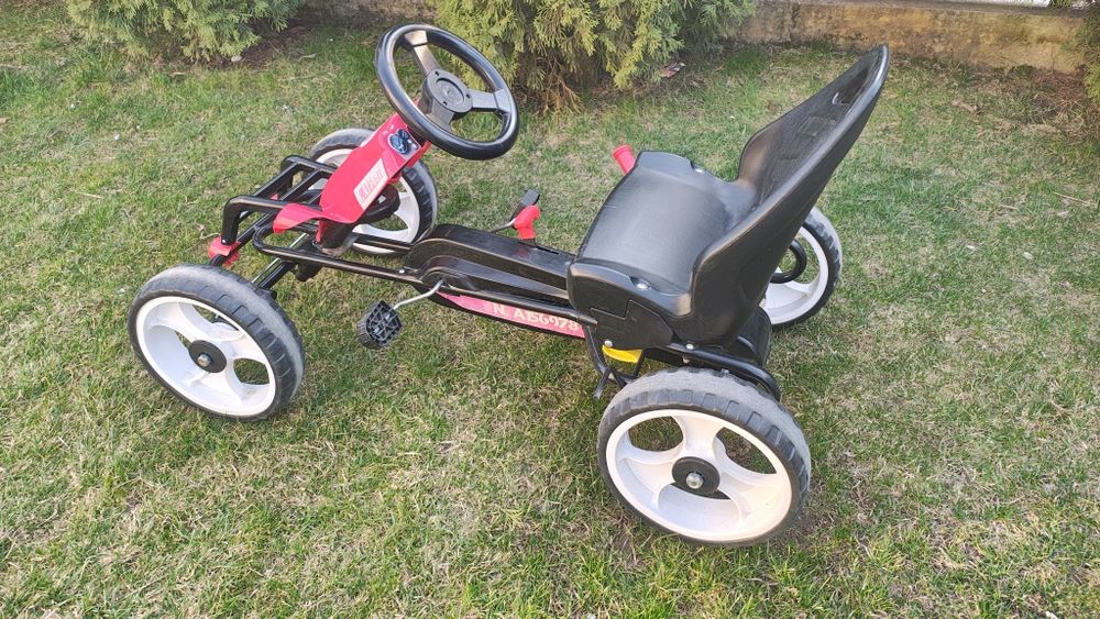 Kart cu pedale Top Life, 105x54x61 cm, Multicolor