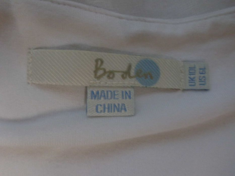 Rochie alba BODEN marimea 10UK