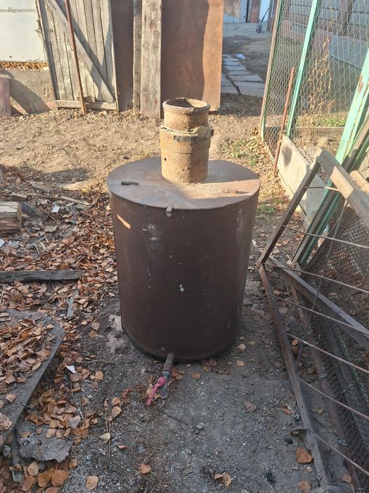 Печка банная железная