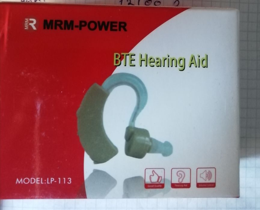 Слуховой аппарат новый.