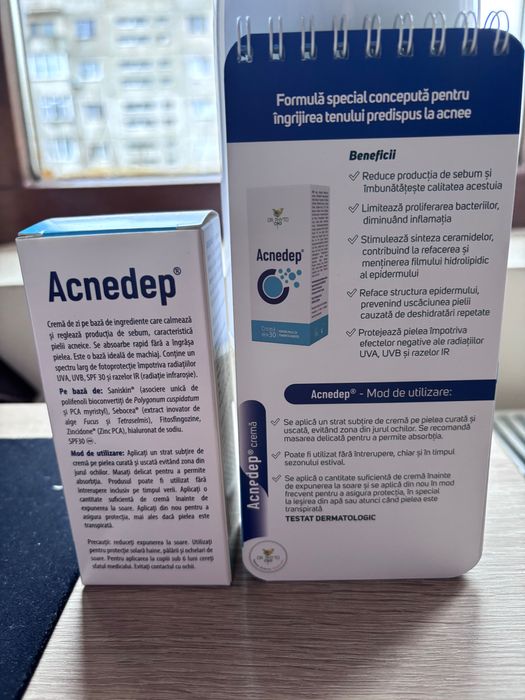Crema Acnedep pentru tenul predispus la acnee 50 ml, Dr. Phyto