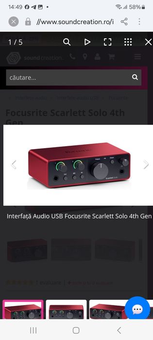 Interfata audio cu usb