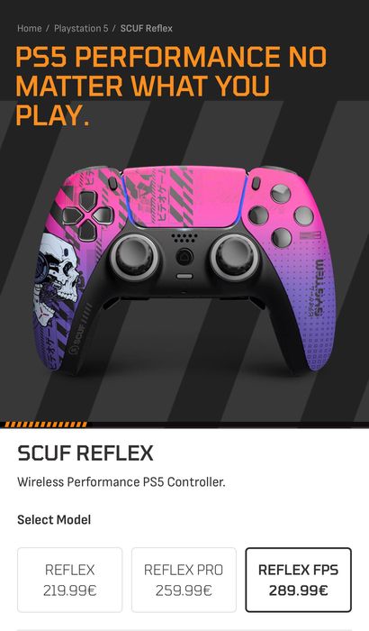 Controller scuf relfex ps5/pc