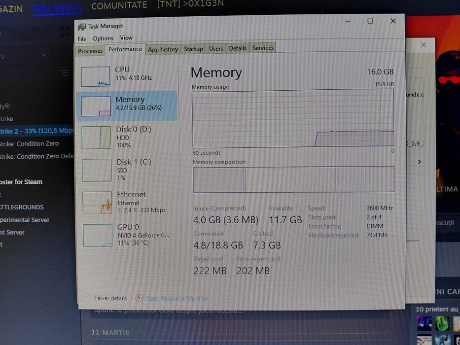 Unitate Pc Gaming Ryzen / Nvidia / DDR4 / SSD