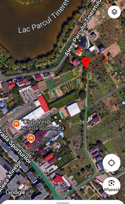 Teren intravilan in zona Parcul Tineretului/Aleea Sporturilor TARLA 33