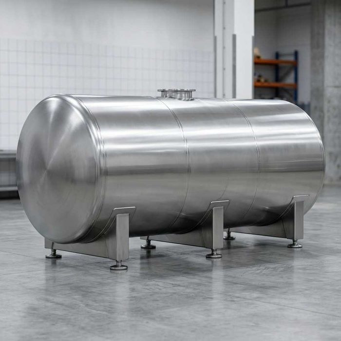 Горизонтальная емкость одна тонна 1500x1000x1310 Nerjaveyka Нержавейка
