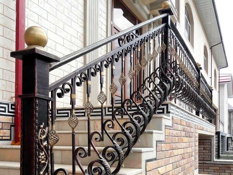 Перила изготовление и монтаж