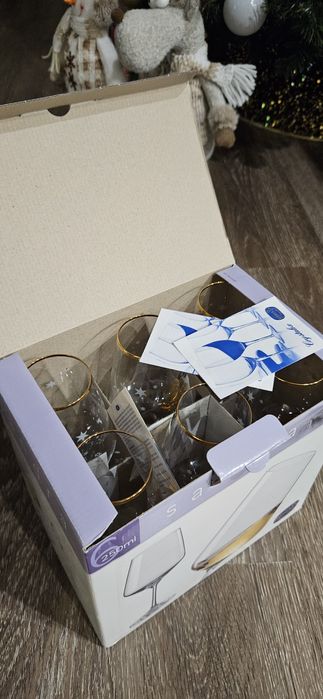 Фужеры для вина НОВОГОДНИЕ