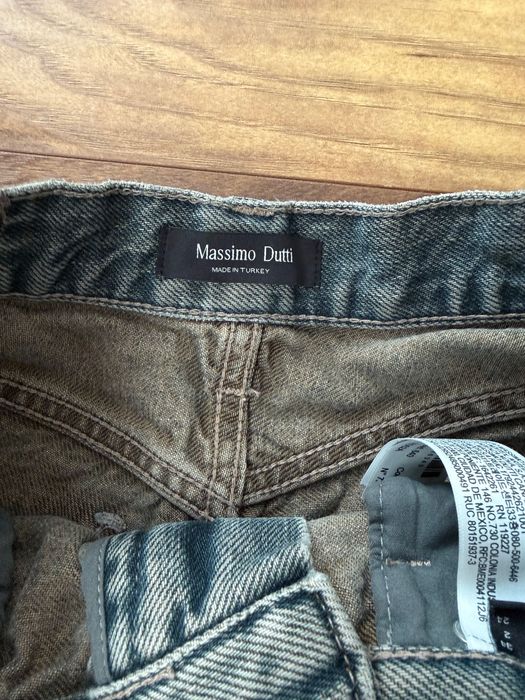 Прави дънки с висока талия Massimo Dutti