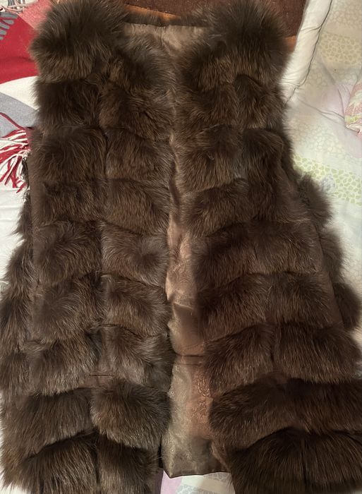 Меховая безрукавка