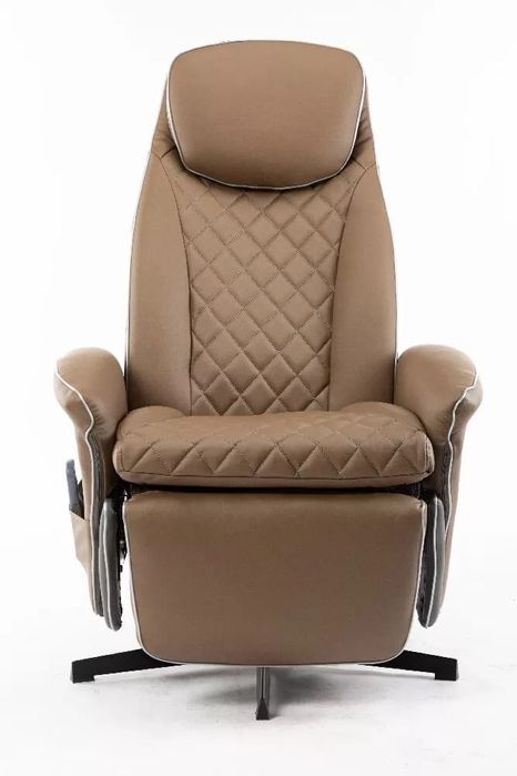 Scaun electric de masaj HWP09-HBR aspect piele maro deschis