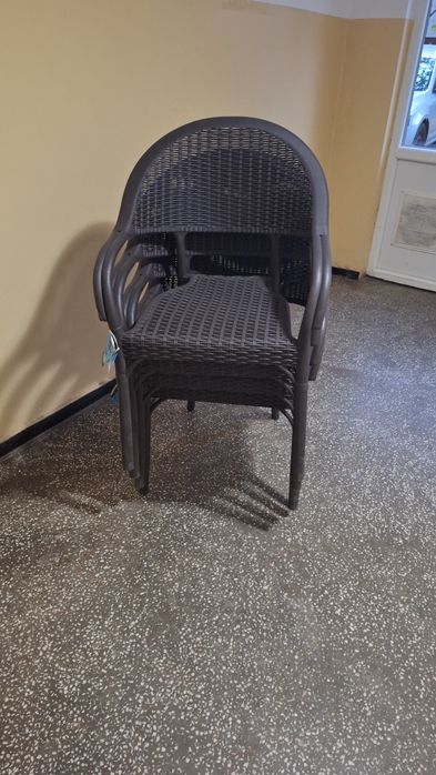 Scaune de gradina imitatie ratan