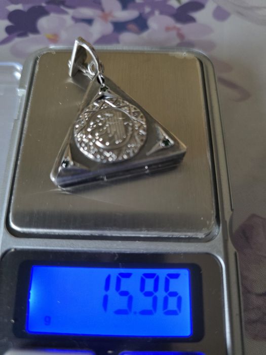 Мусульманский серебряный оберег тумар