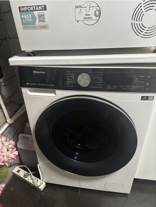 Masina de spalat rufe Hisense 10.5kg 1.400RPM autodosing