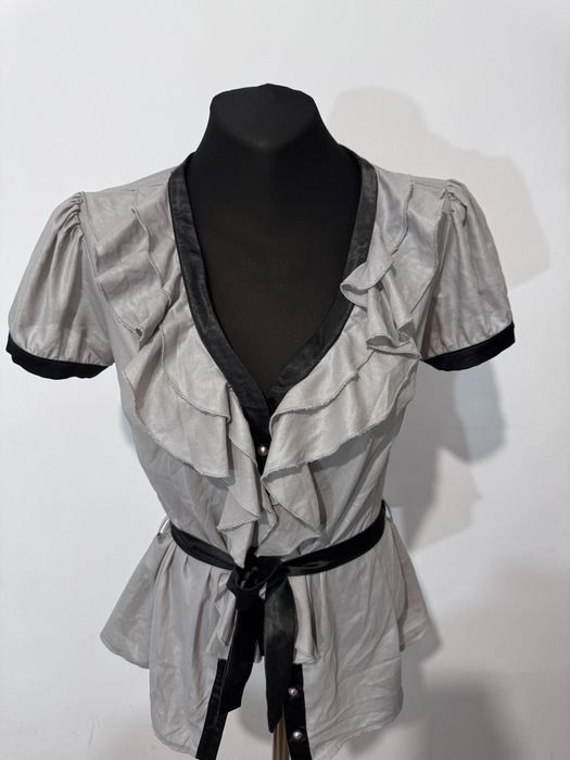 Рубашка блузка серого цвета