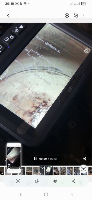 Эндаскоп.проверка двигателья