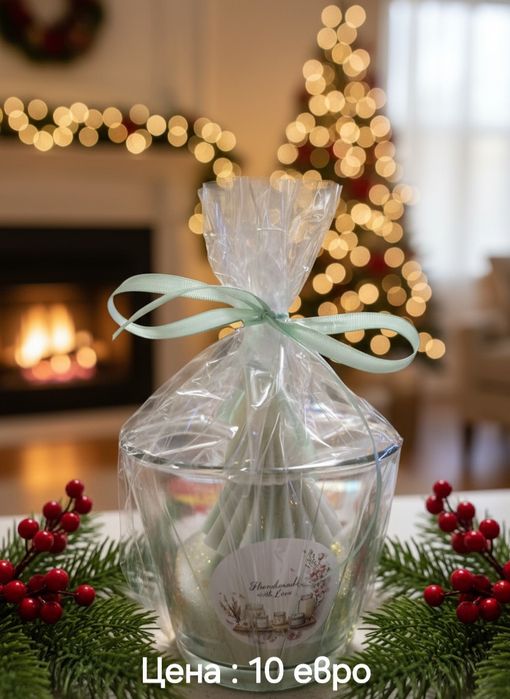 Ароматни цветя от соев и пчелен восък