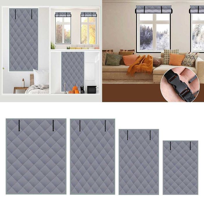 Qish uchun issiqlikni saqlovchi deraza pardasi dp1