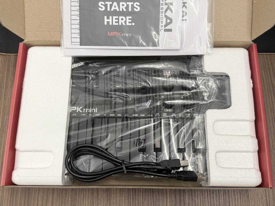 Akai Professional MPK Mini MKIII – 25-клавишен USB MIDI контролер, миди клавиатура