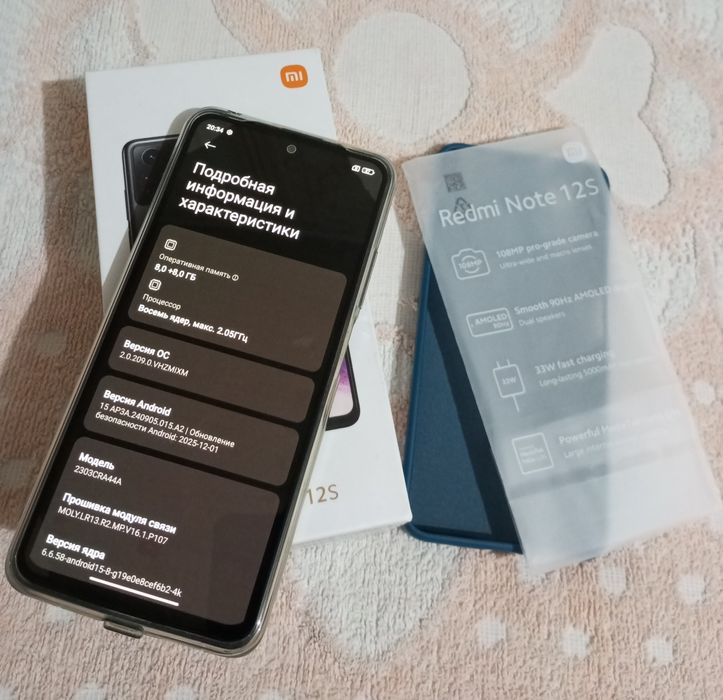Redmi not 12s 16+256/108мп оригинал