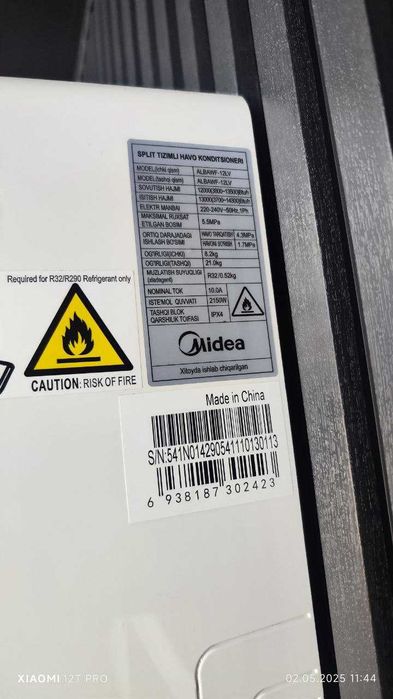 Midea Alba 12 | 35м² учун кондиционер | Inverter | 10 йил кафолат!