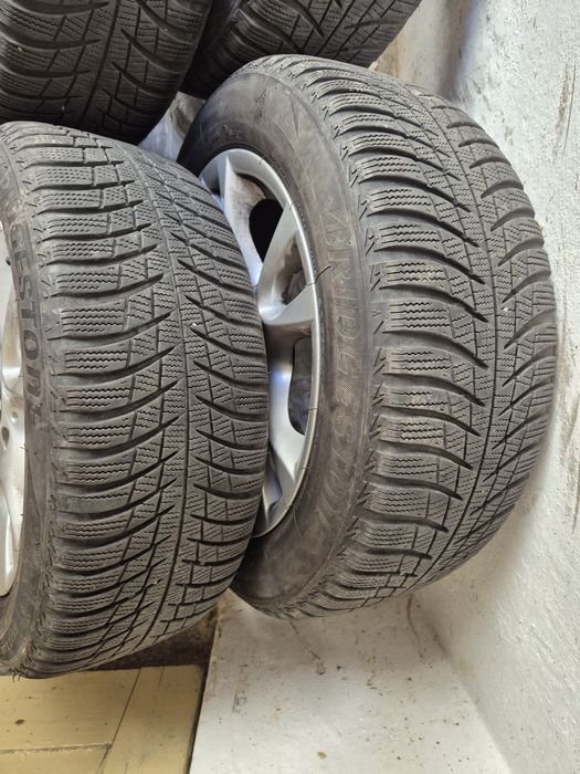 Jante BMW style 255 R16 cu cauciucuri 205 55 R16 all season BRIDGESTONE M+S
