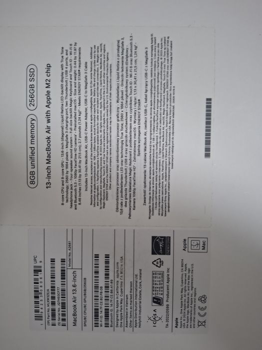 Macbook Air Apple M2