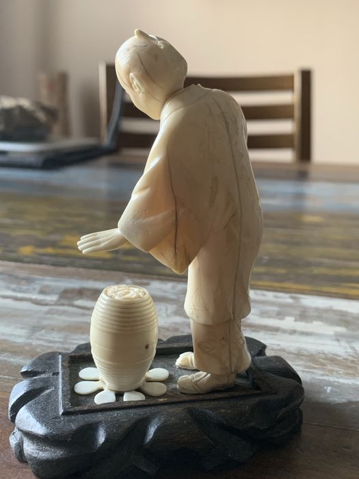 Окимоно Okimono японска фигура Мейджи период 1900 г.