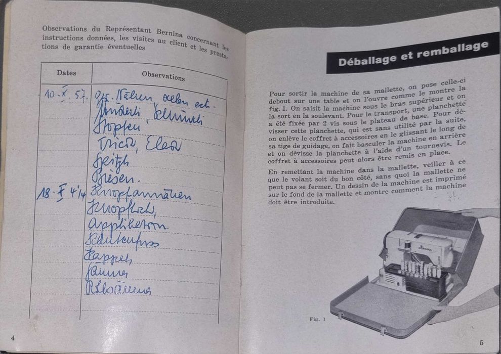 Шевна машина от 1956г със документи. Закупена от Швейцария!
