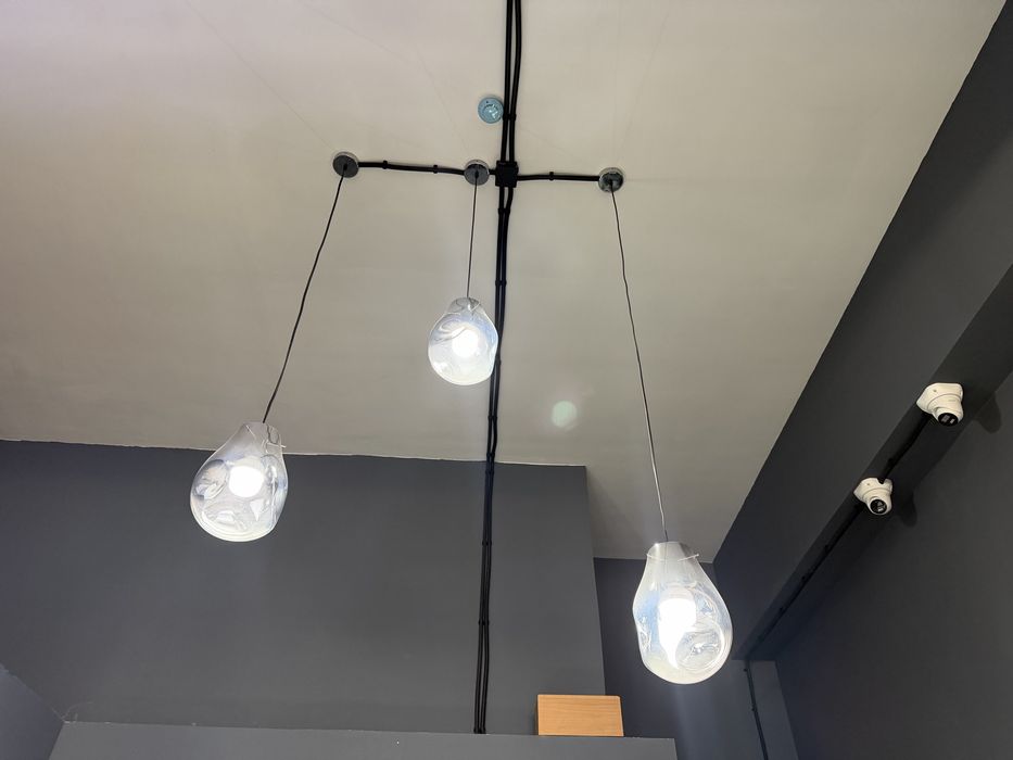 Люстра плафоны капли