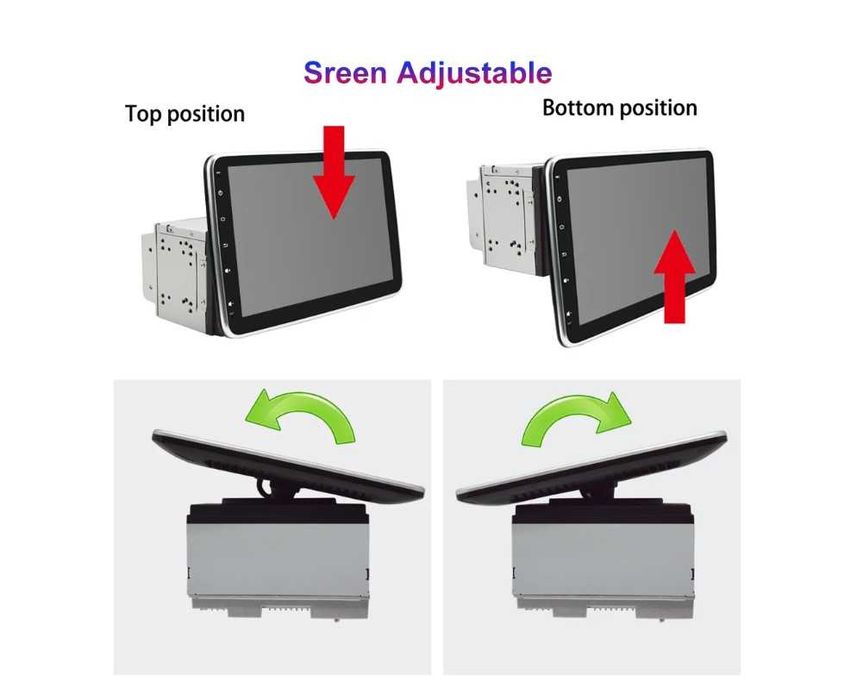 10" Универсална Андроид Навигация с регулиращ се дисплей, 9684