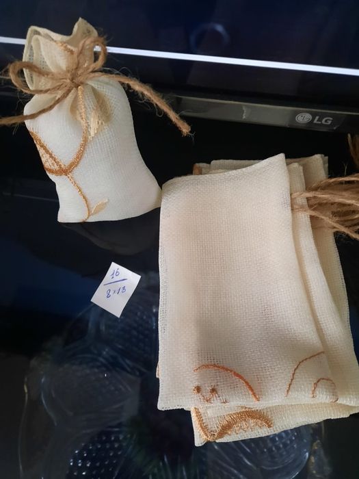 Мешочки для подарков.  Размеры.