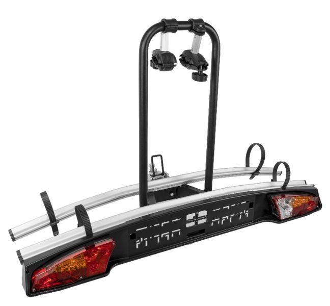 Suport bicicleta pe carlig Menabo Merak Tilting, rabatare, 2 biciclete