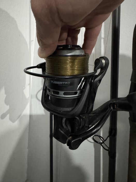 Фидер  PRO FL Veteran 3,9  с макара Макара Tubertini Dark 5000