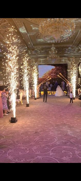 Аренда тяжёлого дыма аппарата и холодного фонтана