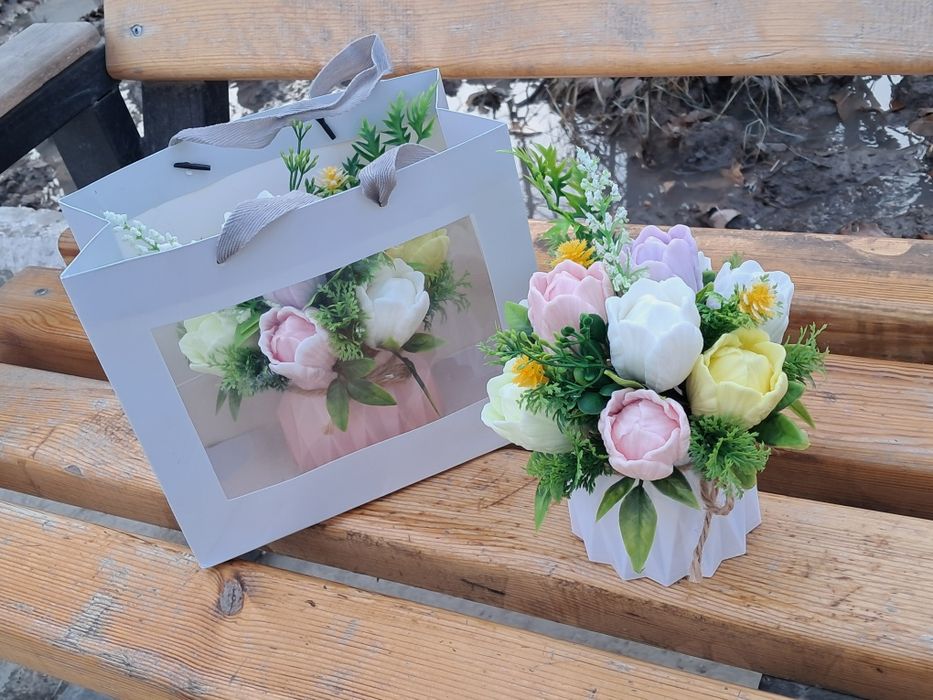 Ажойиб совунли гуллар