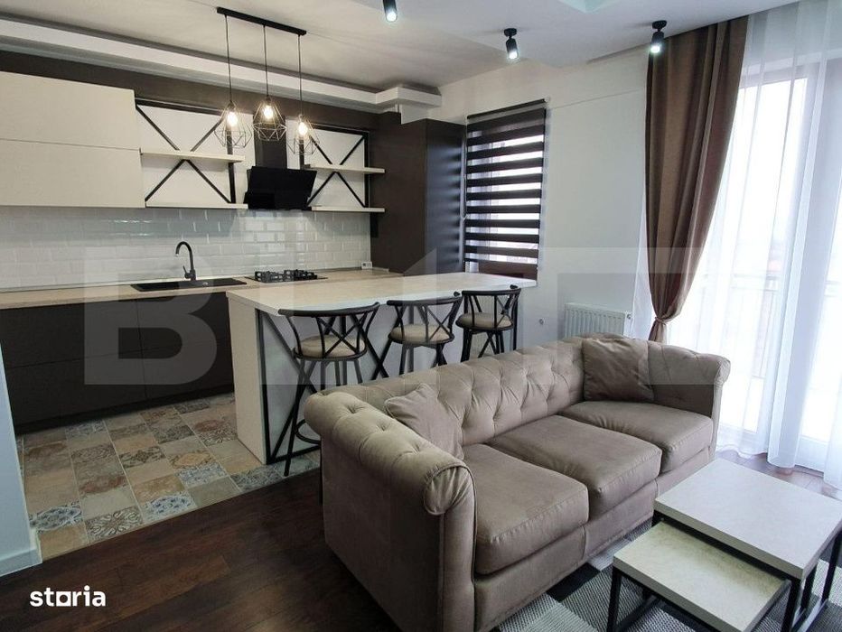 2 camere, mobilat lux, parcare subterana, Complex Luminia