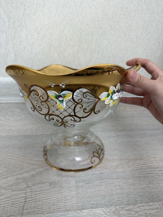 Фруктовница ваза Богемские