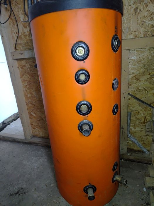 Boiler 200 l cu 2 serpentine