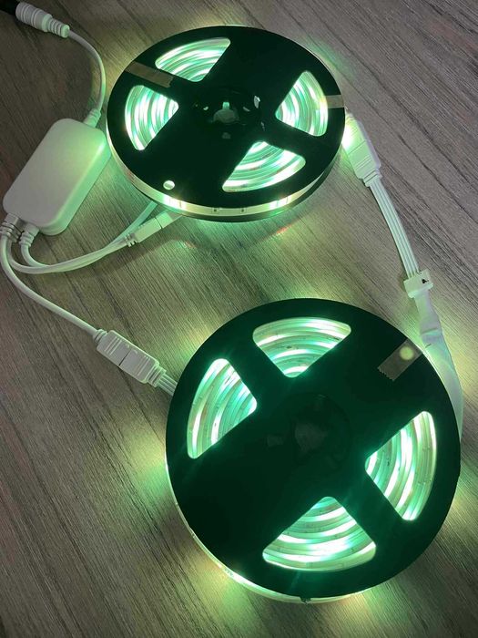 20м. Wifi RGB LED лента с регулируема многоцветна светлина  - 2 х 10м
