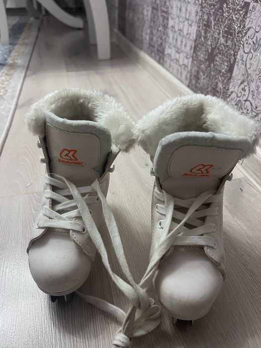 Детские коньки на 2 лезвиях