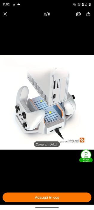 Xbox Series S+Cooler si 2 baterii incarcabile