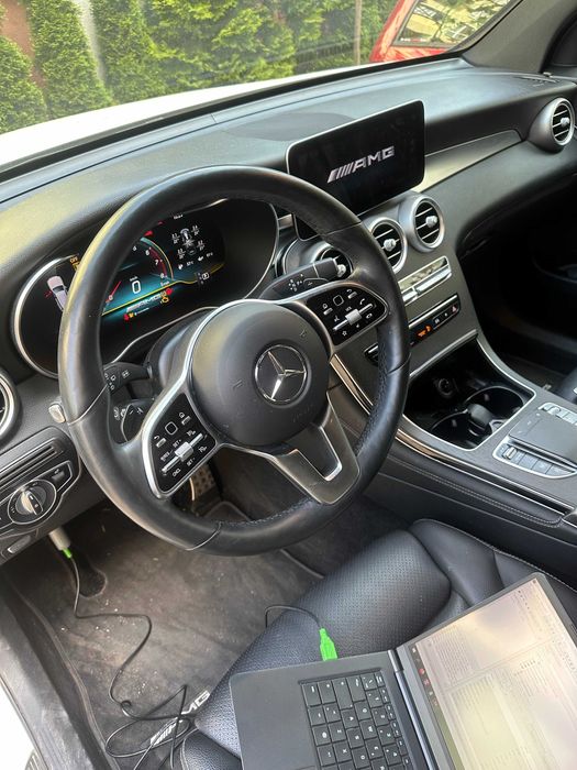 Активиране АМГ менюта Мерцедес, видео в движение, карплей