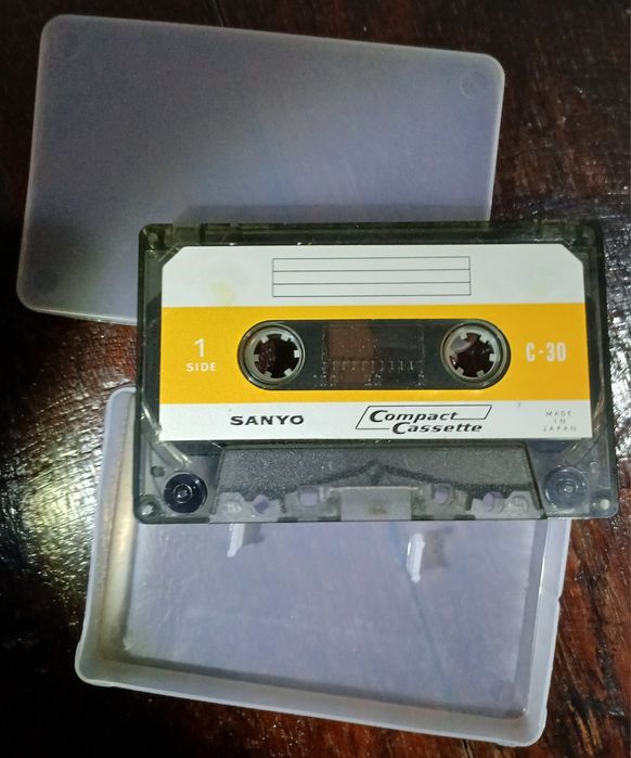 Casetă audio Sanyo Made in Japan din 1972, Nescrisă