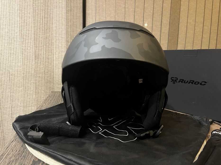 Каска и очила RuRoc Lite   Smokescreen  M-L / 57-59