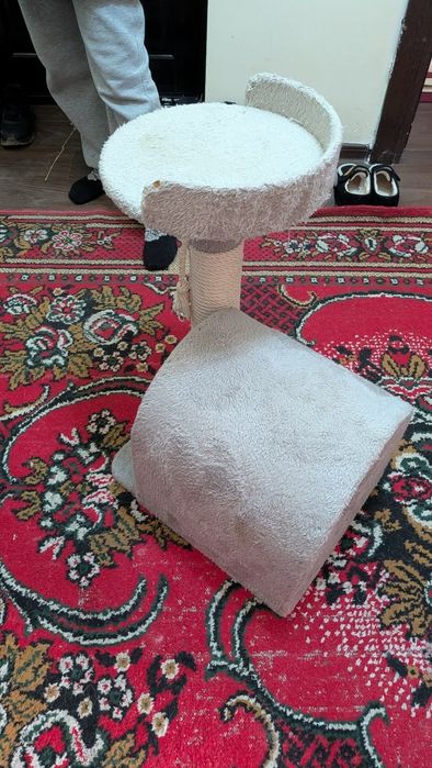 Кошачий домик. Mushuk uchun uy.